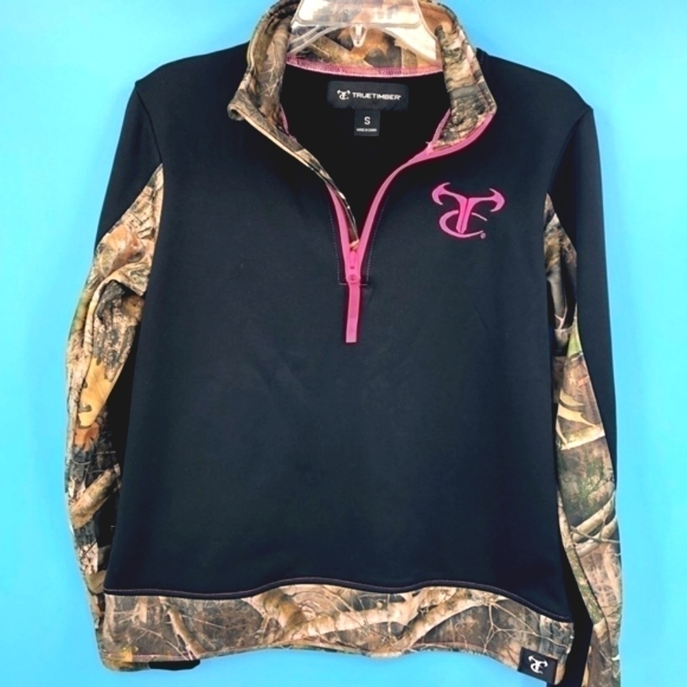 True Timber Camoflauge Women’s S Pullover Sweatshirt Jacket Top RN# 141062 - Picture 2 of 7